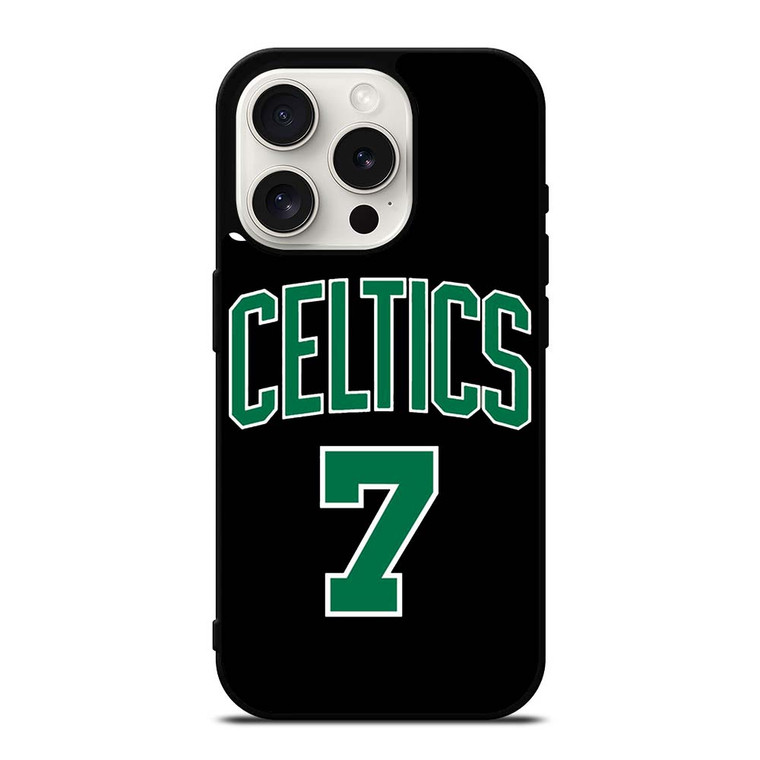 JAYLEN BROWN BOSTON CELTICS BLACK iPhone 15 Pro Case Cover