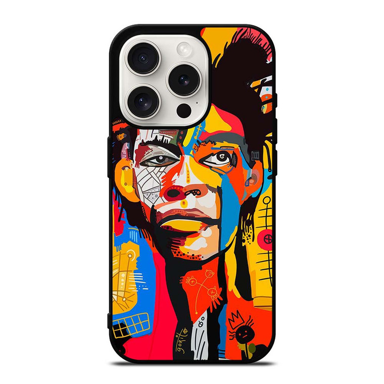 JEAN MICHEL BASQUIAT PORTRAIT iPhone 15 Pro Case Cover