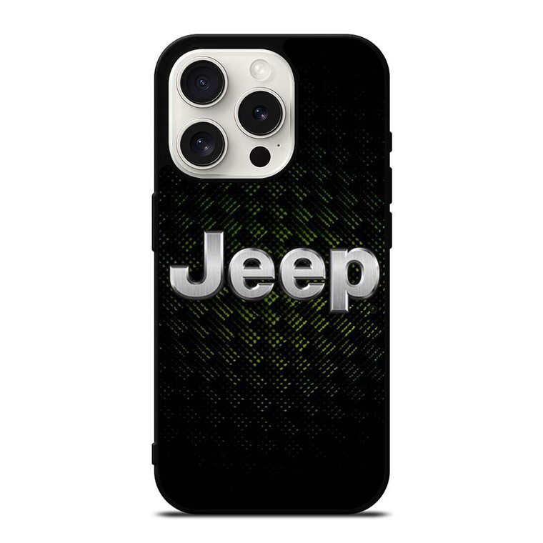 JEEP METAL LOGO iPhone 15 Pro Case Cover