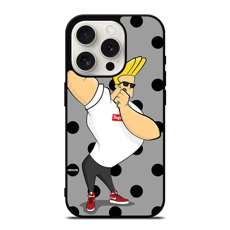 JOHNNY BRAVO CARTOON SUPREME iPhone 15 Pro Case Cover