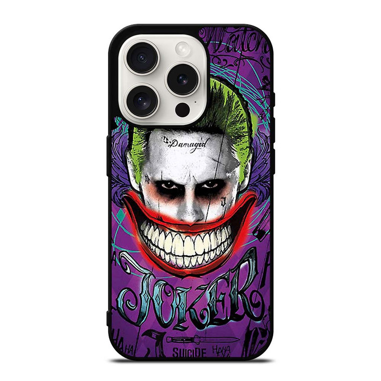 JOKER SUICIDE SQUAD ART iPhone 15 Pro Case Cover
