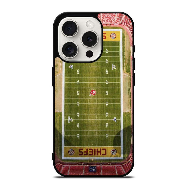 KANSAS CITY CHIEFS FOOTBALL ARENA iPhone 15 Pro Case Cover