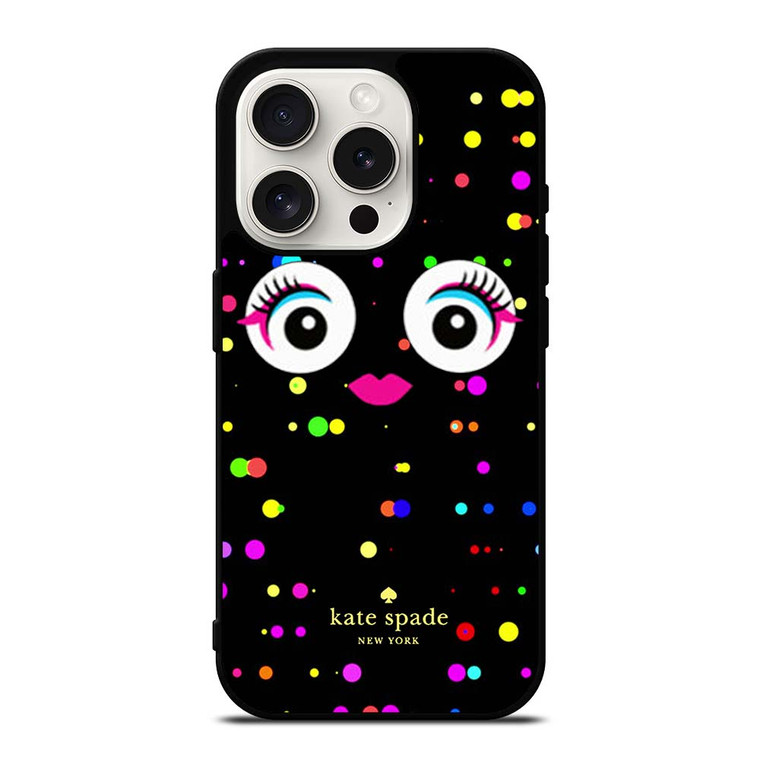 KATE SPADE COLORFULL MONSTER EYE iPhone 15 Pro Case Cover