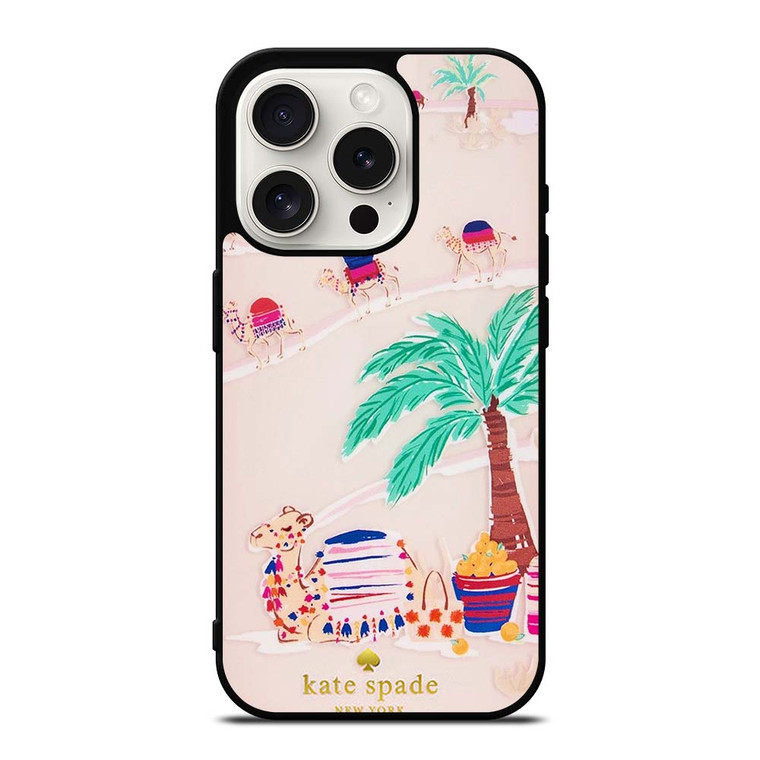KATE SPADE DESERT CAMEL iPhone 15 Pro Case Cover