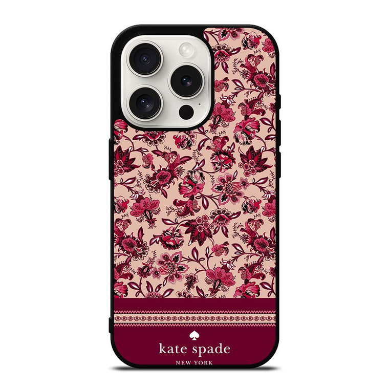 KATE SPADE FLOWER VINTAGE iPhone 15 Pro Case Cover