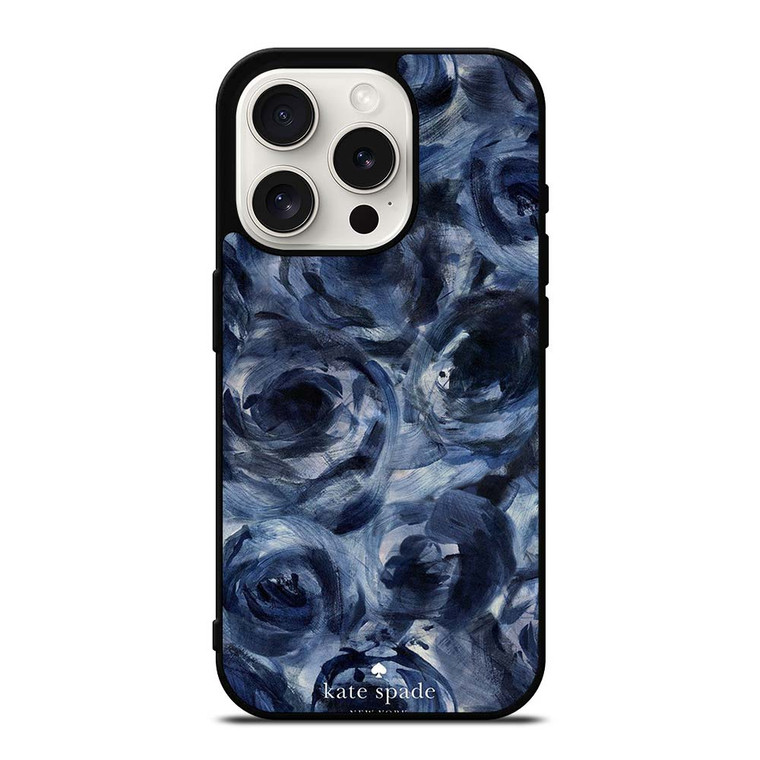 KATE SPADE NEW YORK ABSTRACT BLUE iPhone 15 Pro Case Cover