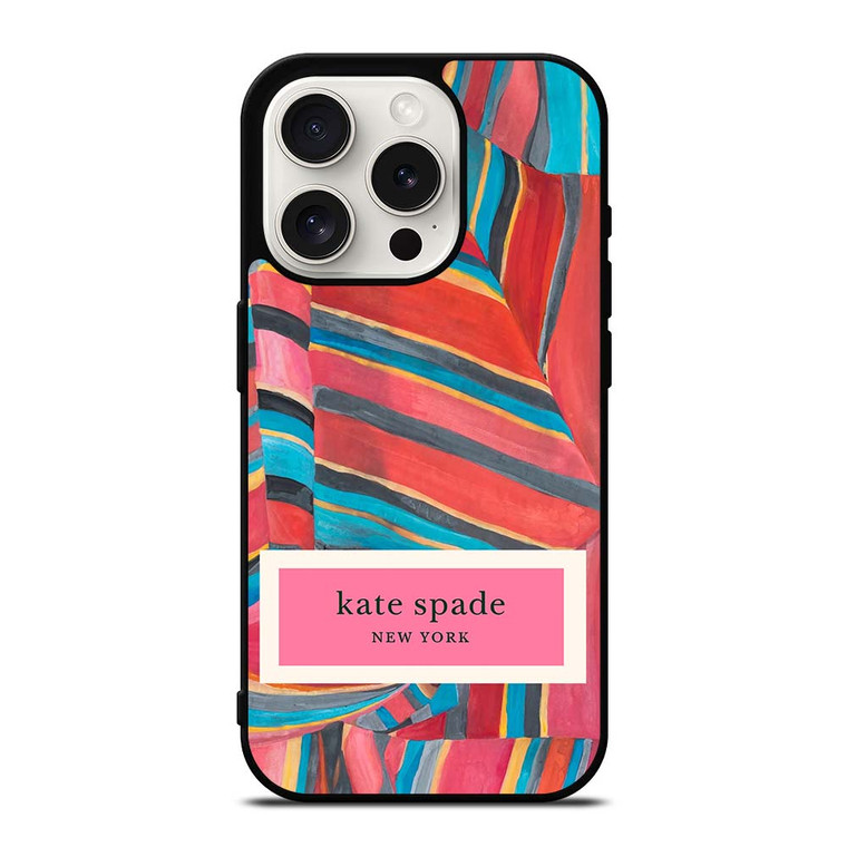 KATE SPADE STRIPE ICON iPhone 15 Pro Case Cover