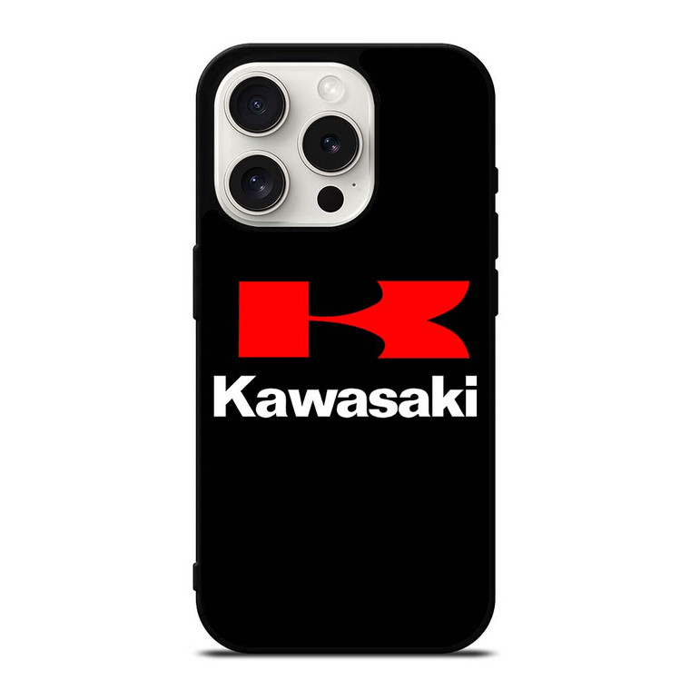 KAWASAKI MOTOR RED LOGO iPhone 15 Pro Case Cover