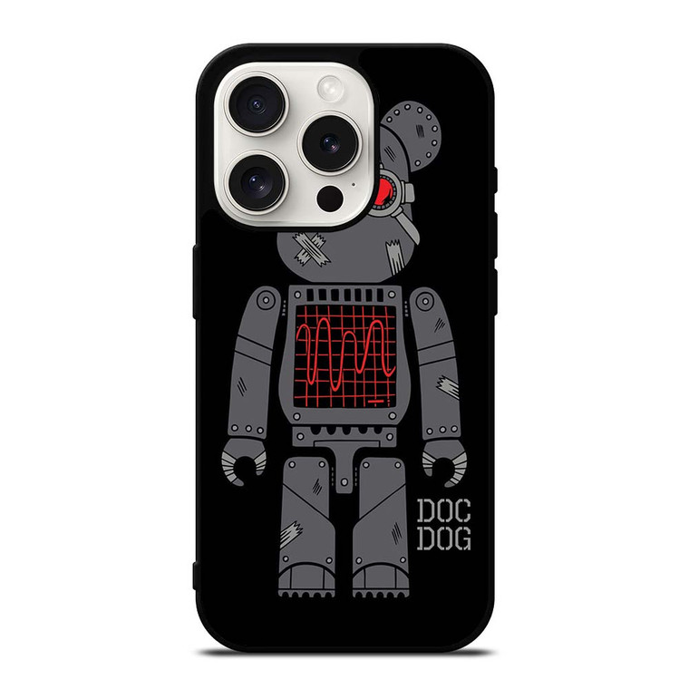 KAWS ROBOT HYPERBEAST DOC DOG iPhone 15 Pro Case Cover