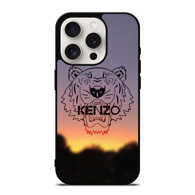KENZO PARIS SUNSET LOGO iPhone 15 Pro Case Cover
