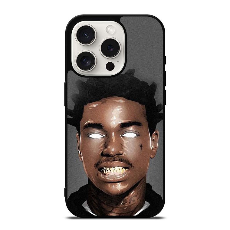 KODAK BLACK RAPPER CARTOON 2 iPhone 15 Pro Case Cover