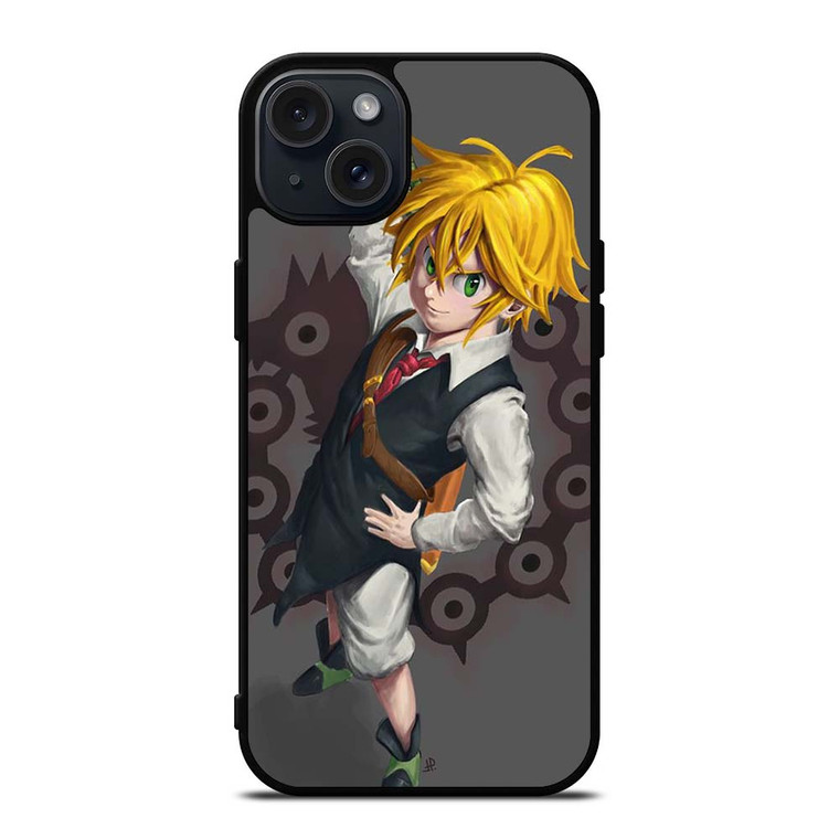 7 DEADLY SINS MELIODAS ART iPhone 15 Plus Case Cover