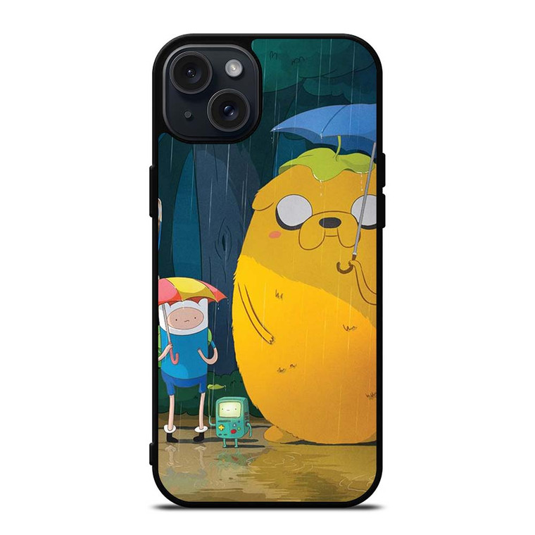 ADVENTURE TIME MY NEIGHBOUR TOTORO iPhone 15 Plus Case Cover