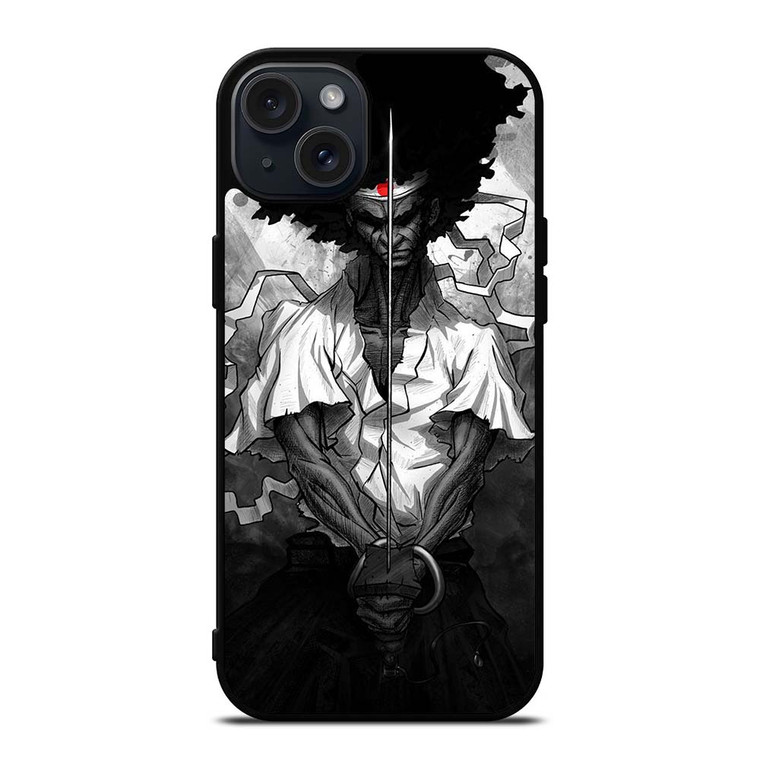AFRO SAMURAI ARTWORK iPhone 15 Plus Case Cover