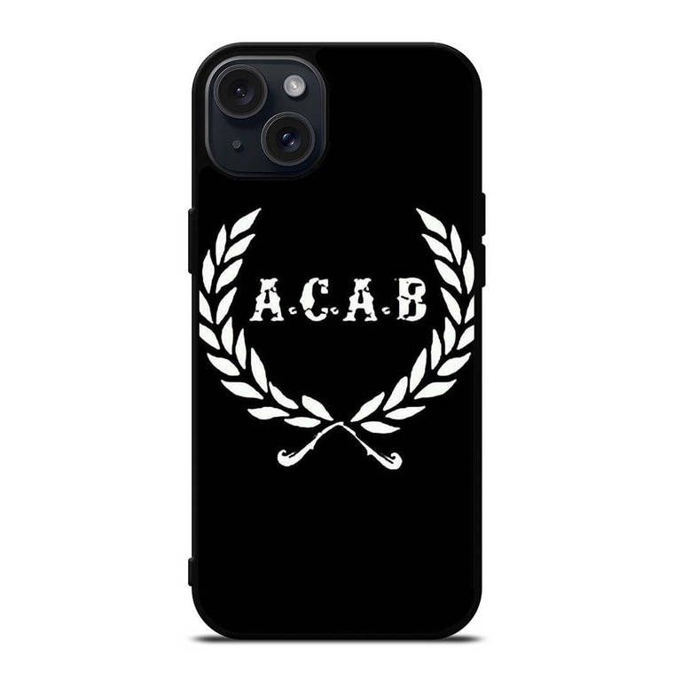 ALL CORPS ARE BASTARD ACAB SYMBOL iPhone 15 Plus Case Cover