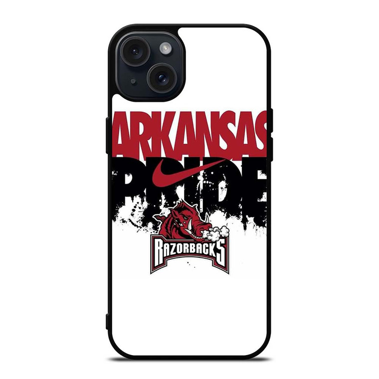 ARKANSAS RAZORBACKS PRIDGE iPhone 15 Plus Case Cover