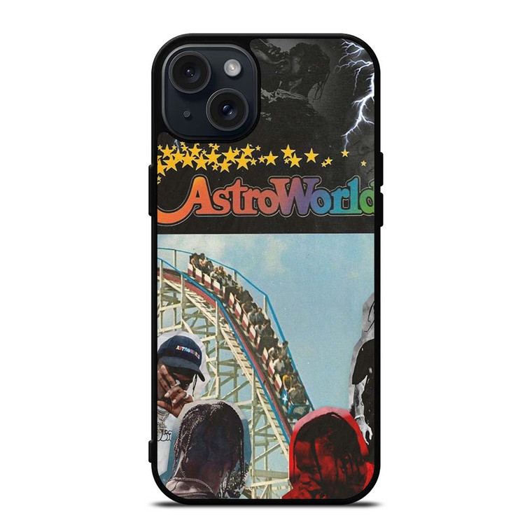 ASTROWORLD TRAVIS SCOTT COLLAGE iPhone 15 Plus Case Cover