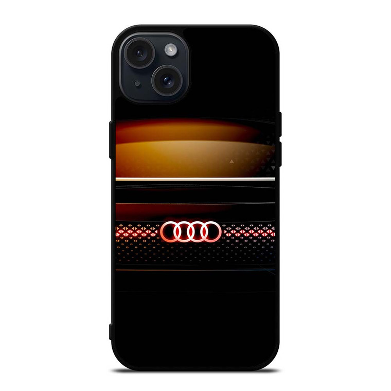 AUDI METAL GLOW LOGO iPhone 15 Plus Case Cover