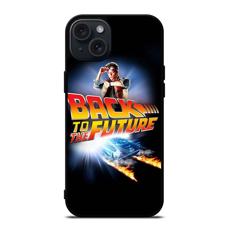 BACK TO THE FUTURE CAR DELOREAON iPhone 15 Plus Case Cover