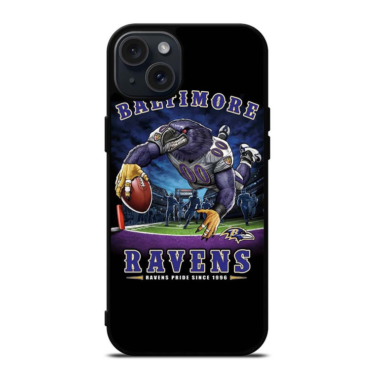 BALTIMORE RAVENS MASCOT iPhone 15 Plus Case Cover