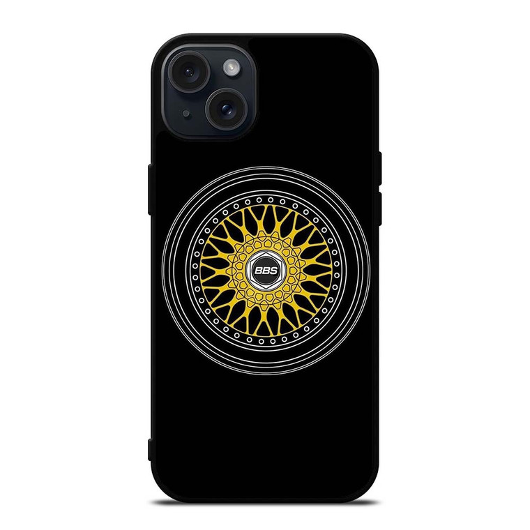 BBS WHEEL ICON  iPhone 15 Plus Case Cover BBS WHEEL ICON  iPhone 15 Plus Case Cover