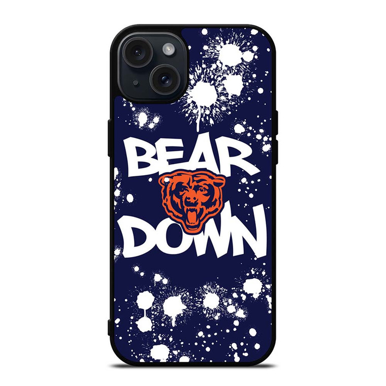 BEAR DOWN CHICAGO BEARS 2 iPhone 15 Plus Case Cover