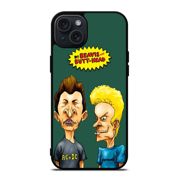 BEAVIS AND BUTTHEAD CARTOON iPhone 15 Plus Case Cover