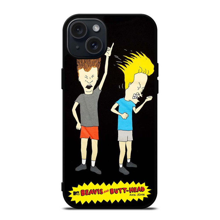 BEAVIS AND BUTTHEAD MTV iPhone 15 Plus Case Cover