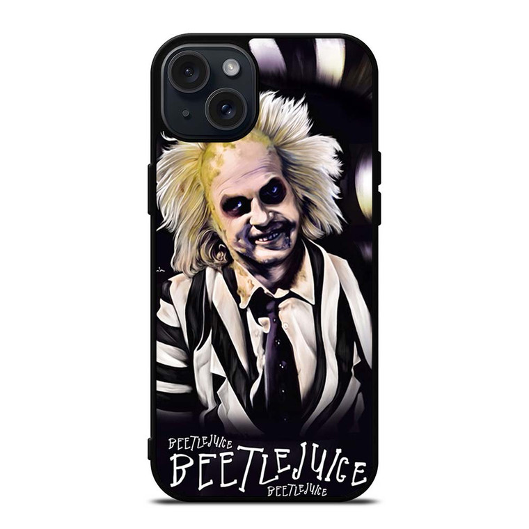 BEETLEJUICE TIM BURTON iPhone 15 Plus Case Cover BEETLEJUICE TIM BURTON iPhone 15 Plus Case Cover