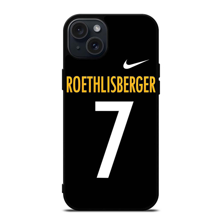 BEN ROETHLISBERGER PITTSBURGH STEELERS NIKE iPhone 15 Plus Case Cover