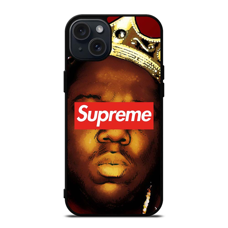 BIGGIE SMALLS NOTORIUOS SUPREME iPhone 15 Plus Case Cover