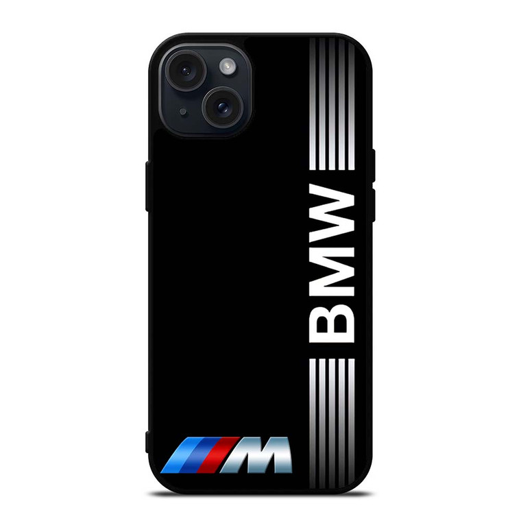BMW M PERFORMANCE STRIPE LOGO iPhone 15 Plus Case Cover
