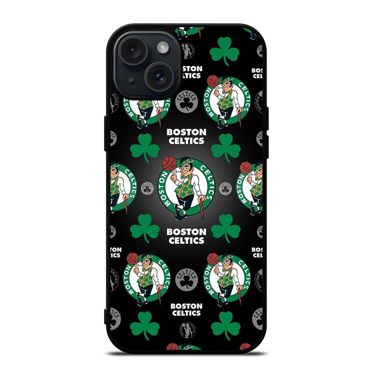 BOSTON CELTICS COLLAGE iPhone 15 Plus Case Cover