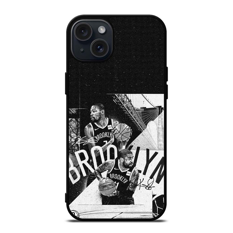BROOKLYN NETS KEVIN DURANT iPhone 15 Plus Case Cover