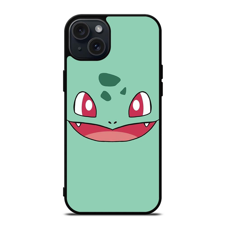 BULBASAUR POKEMON ANIME FLAT iPhone 15 Plus Case Cover