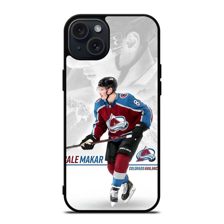CALE MAKAR COLORADO AVALANCHE iPhone 15 Plus Case Cover CALE MAKAR COLORADO AVALANCHE iPhone 15 Plus Case Cover