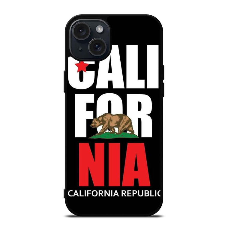 CALIFORNIA REPUBLIC SYMBOL iPhone 15 Plus Case Cover