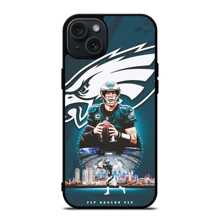 CARSON WENTZ PHILADELPHIA EAGLES NFL iPhone 15 Plus Case Cover