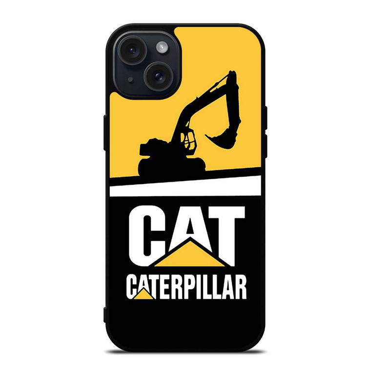 CATERPILLAR EXCAVATOR CLIPART iPhone 15 Plus Case Cover