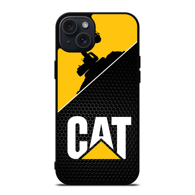 CATERPILLAR EXCAVATOR PATE LOGO iPhone 15 Plus Case Cover