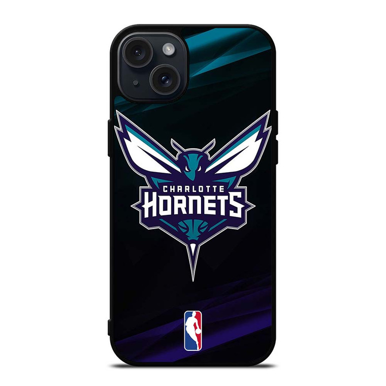 CHARLOTTE HORNETS NBA LOGO iPhone 15 Plus Case Cover
