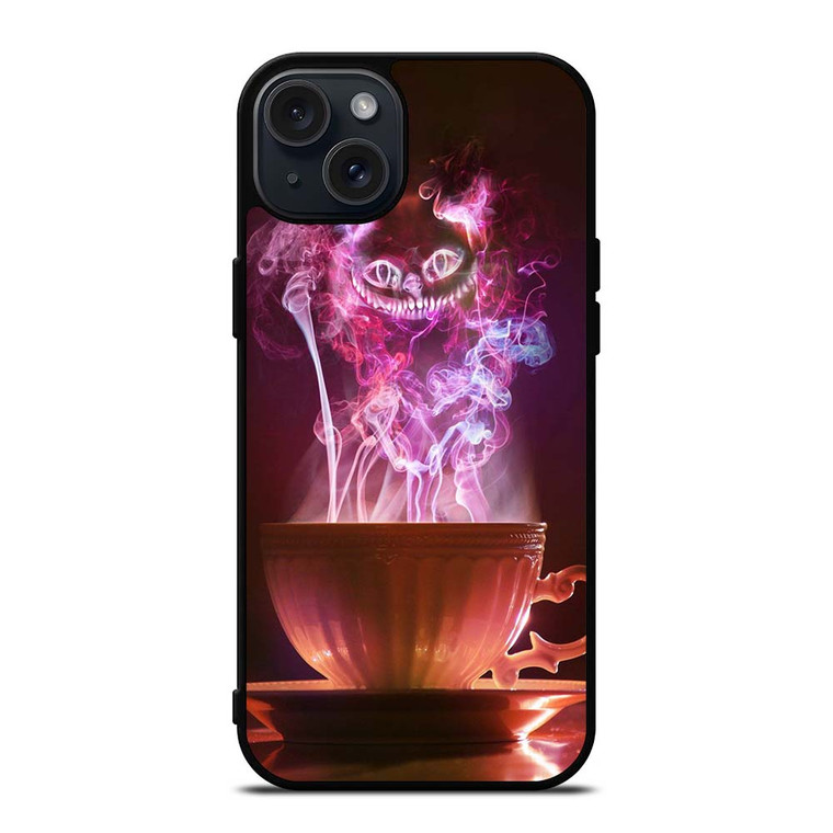 CHESHIRE CAT SMOKE ALICE IN WONDERLAND iPhone 15 Plus Case Cover