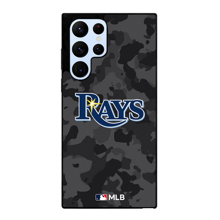 TAMPA BAY RAYS BASEBALL BLACK CAMO Samsung Galaxy S22 Ultra Case Cover