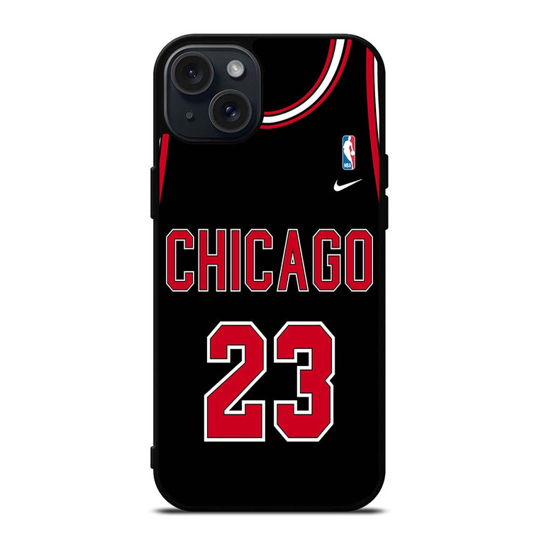 CHICAGO BULLS MICHAEL JORDAN JERSEY iPhone 15 Plus Case Cover