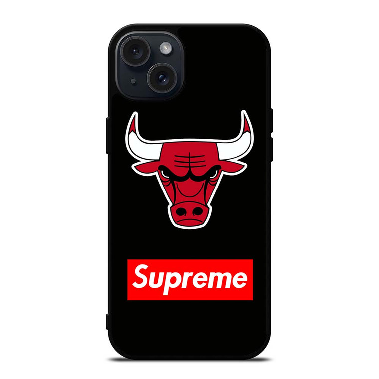 CHICAGO BULLS SUPREME iPhone 15 Plus Case Cover
