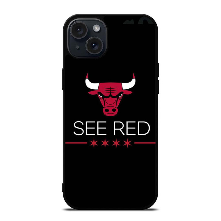 CHICAGO BULLS SYMBOL iPhone 15 Plus Case Cover