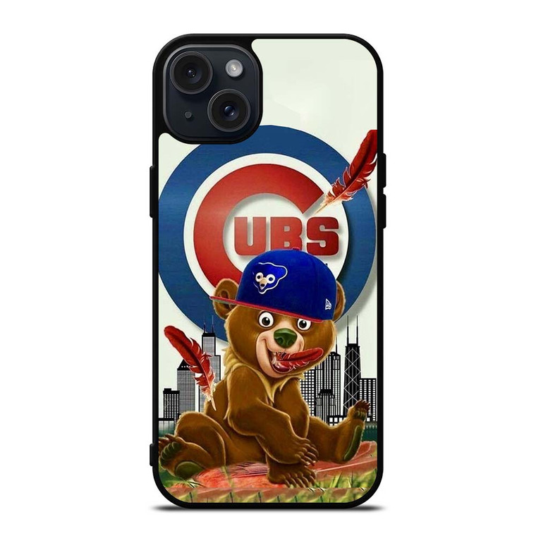 CHICAGO CUBS MASCOT iPhone 15 Plus Case Cover CHICAGO CUBS MASCOT iPhone 15 Plus Case Cover
