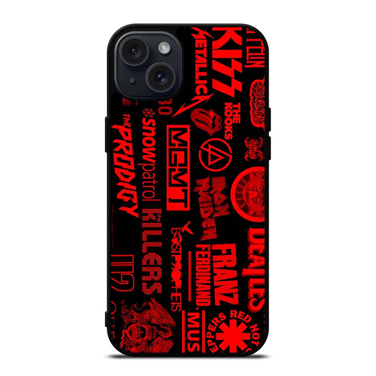 CLASSIC ROCK BAND LOGO iPhone 15 Plus Case Cover
