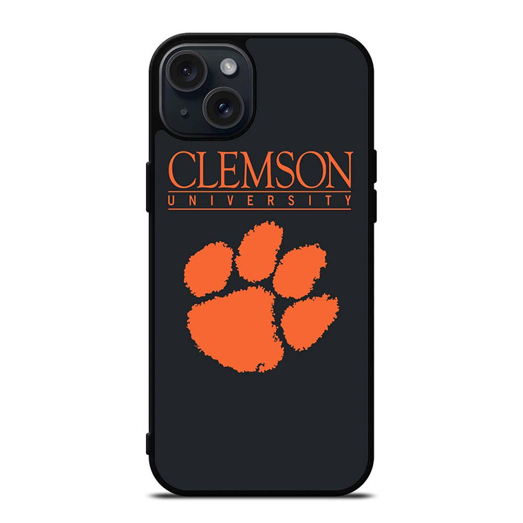 CLEMSON TIGERS SIMPEL LOGO iPhone 15 Plus Case Cover CLEMSON TIGERS SIMPEL LOGO iPhone 15 Plus Case Cover