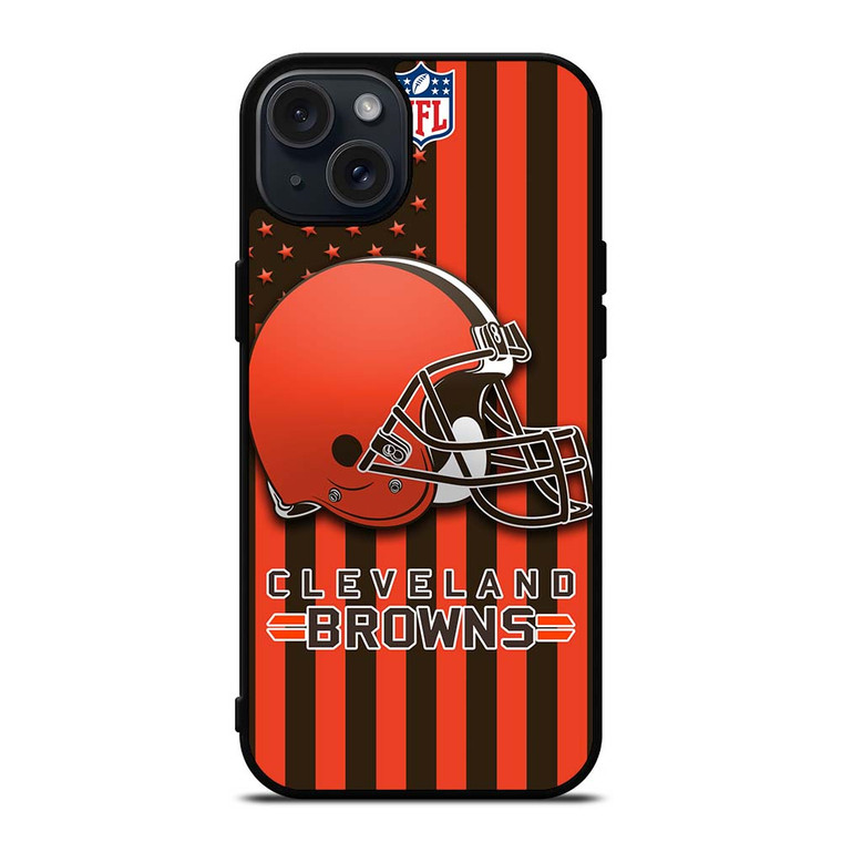 CLEVELAND BROWNS NFL iPhone 15 Plus Case Cover